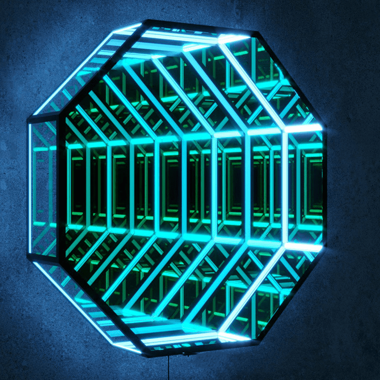 3D CHROMA OCTAGON MIRROR - Strolys3D CHROMA OCTAGON MIRRORStrolys