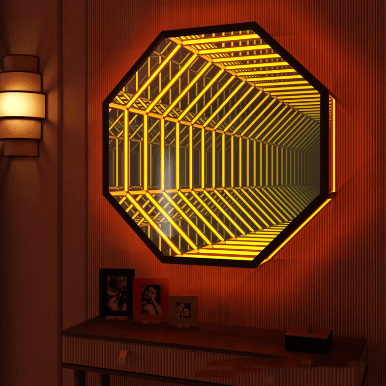 3D CHROMA OCTAGON MIRROR - Strolys3D CHROMA OCTAGON MIRRORStrolys