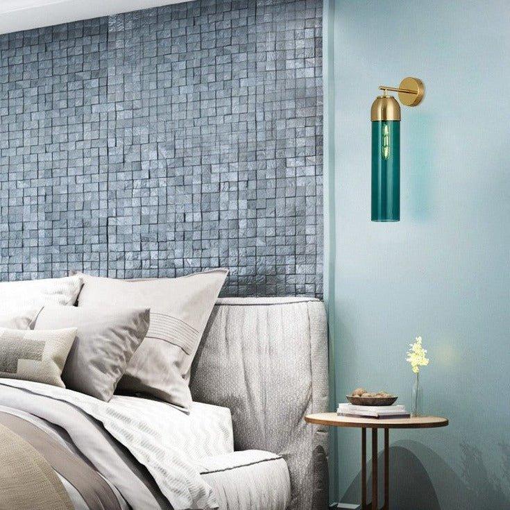 BLUE LAGOON GLASS WALL SCONCE - StrolysBLUE LAGOON GLASS WALL SCONCEStrolys