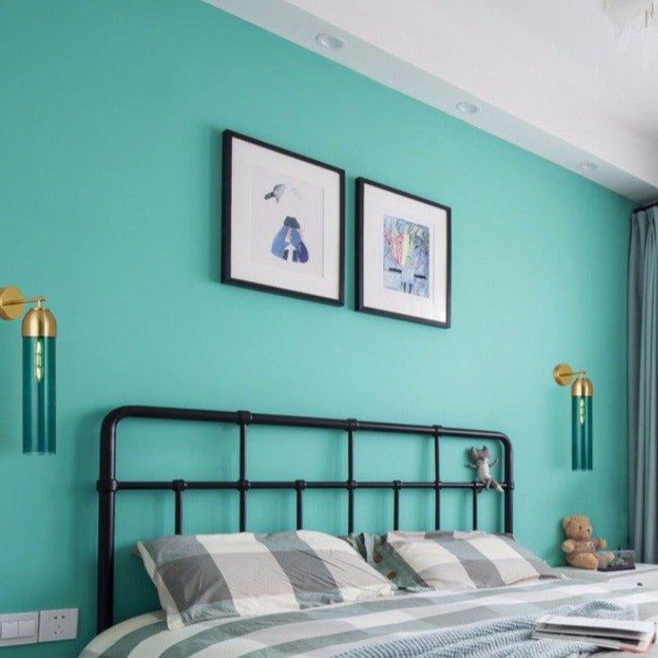 BLUE LAGOON GLASS WALL SCONCE - StrolysBLUE LAGOON GLASS WALL SCONCEStrolys