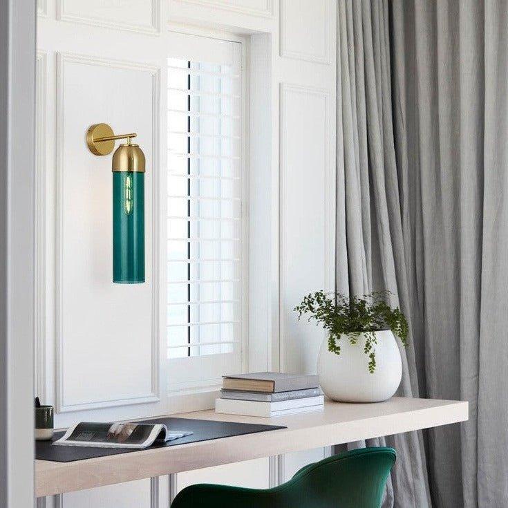 BLUE LAGOON GLASS WALL SCONCE - StrolysBLUE LAGOON GLASS WALL SCONCEStrolys