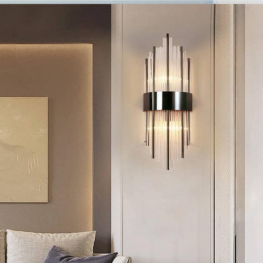 STROLYS GOLDEN HALO WALL SCONCE