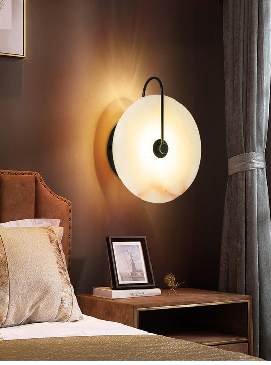 Elevate Your Space with a Modern Marvel: The Strolys Marble Armour Wall Lamp