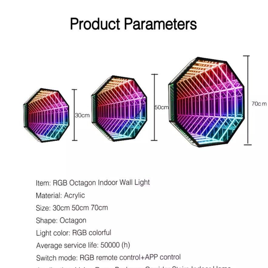 3D CHROMA OCTAGON MIRROR - Strolys3D CHROMA OCTAGON MIRRORStrolys