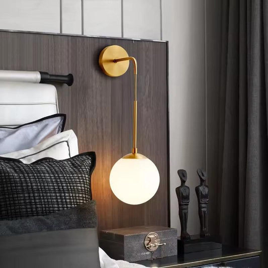GOLDEN GLOBE WALL SCONCE