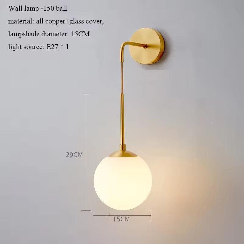 GOLDEN GLOBE WALL SCONCE