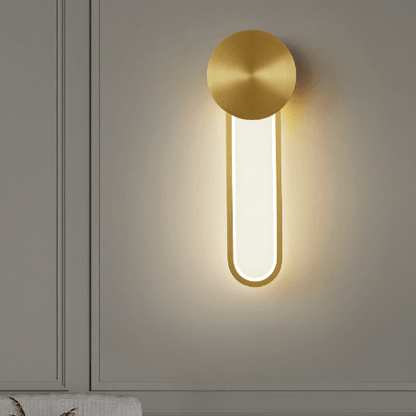 STROLYS GOLDEN GLOW WALL SCONCE