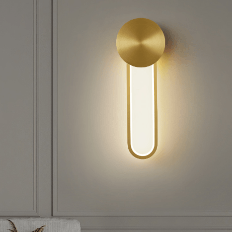 STROLYS GOLDEN GLOW WALL SCONCE