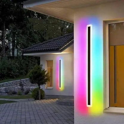 LINEAR RGB OUTDOOR LED WALL LIGHT