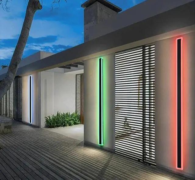 LINEAR RGB OUTDOOR LED WALL LIGHT