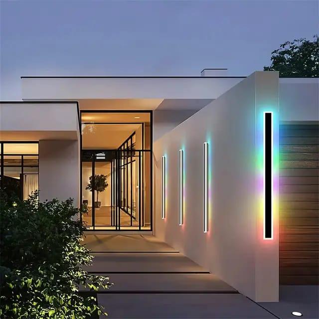 LINEAR RGB OUTDOOR LED WALL LIGHT